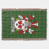 Irish Samuels Coat of Arms Family Crest Ireland Deken (Voorkant)