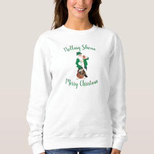 Irish Santa Claus Merry kerstshirt Trui