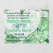 Irish Save the Date Aankondigingskaart (Achterkant)