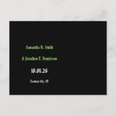 Irish Save the Date with Your Photo Aankondigingskaart (Achterkant)