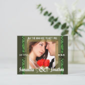 Irish Save the Date with Your Photo Aankondigingskaart (Staand voorkant)