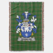 Irish Scanlon of O_Scanlan wapenschild familie aut Deken (Voorkant Verticaal)