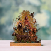 Irish Setter Acryl Bord (Neutraal)