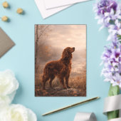 Irish Setter Acryl Uitnodigingen (Insitu (Huwelijk))