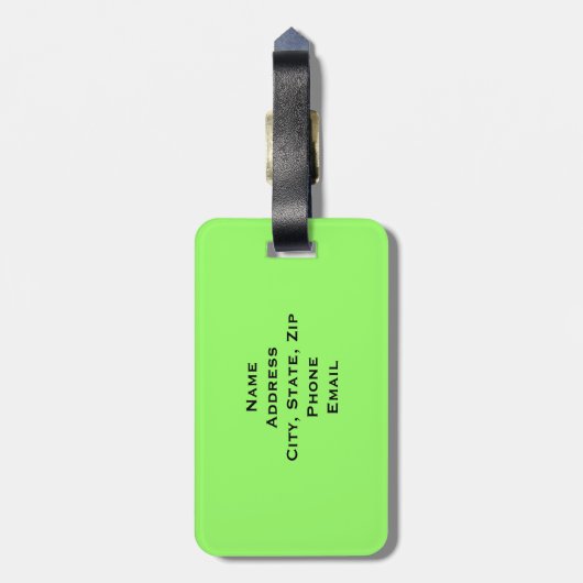 Irish Setter Bagagelabel (Achterkant verticaal)