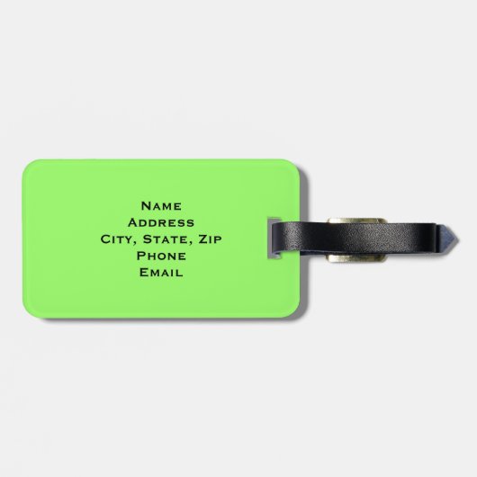 Irish Setter Bagagelabel (Achterkant horizontaal)