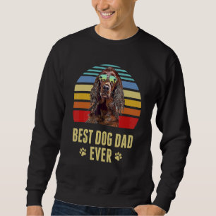 Irish Setter Best Dog Dad Ever Retro Sunset Trui