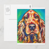 Irish Setter Briefkaart (Voorkant / Achterkant)