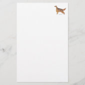 Irish Setter Briefpapier (Voorkant)