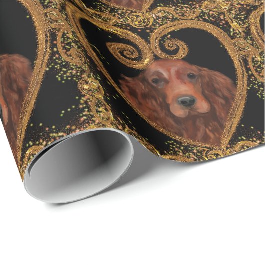 IRISH SETTER CADEAUPAPIER (Rol Hoek)