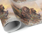 Irish Setter Cadeaupapier (Rol Hoek)