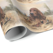 Irish Setter Cadeaupapier (Rol Hoek)