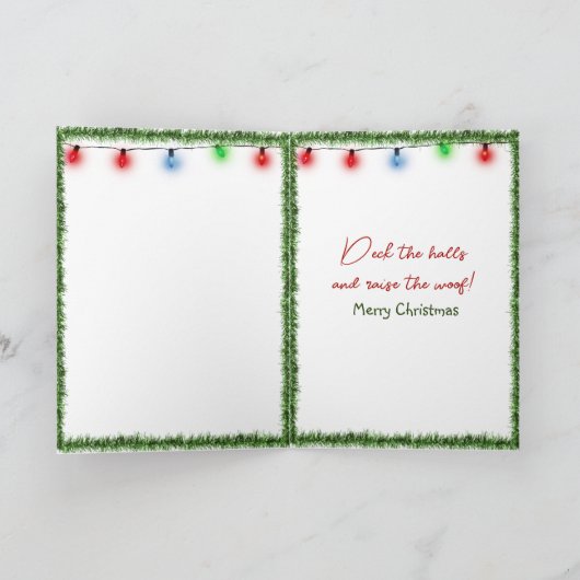 Irish Setter Christmas Kaart (Binnen)