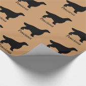 Irish Setter Custom Wrapping Paper Cadeaupapier (Hoek)