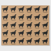 Irish Setter Custom Wrapping Paper Cadeaupapier (Vlak)