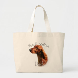 Irish Setter Dad 2 Grote Tote Bag