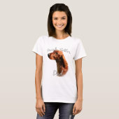 Irish Setter Dad 2 T-shirt (Voorkant volledig)