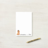 Irish Setter Dad Post-it® Notes (Op bureau)
