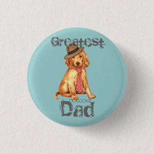 Irish Setter Dad Ronde Button 3,2 Cm