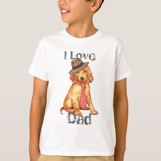 Irish Setter Dad T-shirt (Voorkant)