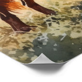 Irish Setter Dog Art Print Poster (Hoek)