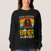 Irish Setter Dog Father Beer Dog Dad Father s Day Trui (Voorkant)