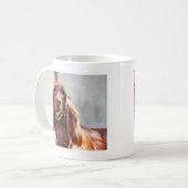 Irish Setter Dog Koffiemok (Voorkant links)