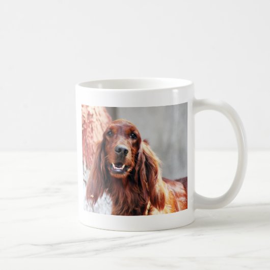 Irish Setter Dog Koffiemok (Rechts)