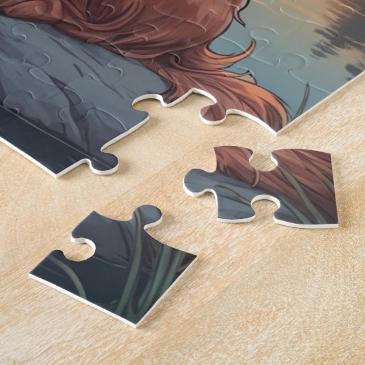 Irish Setter dog Legpuzzel (Zijkant)