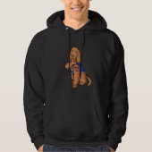 Irish Setter Dog Love Dad Puppy Owner 1 Hoodie (Voorkant)