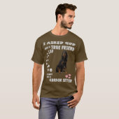 Irish Setter Dog mam English Setter Dad print T-shirt (Voorkant volledig)