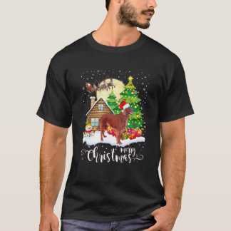 Irish Setter Dog Merry Hondenliefhebber T-shirt