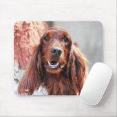 Irish Setter Dog Muismat (Met muis)
