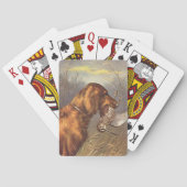 Irish Setter Dog Playing Cards Pokerkaarten (Achterkant)