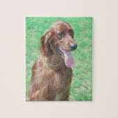 Irish Setter Dog Puzzle Legpuzzel (Verticaal)