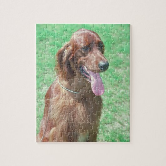 Irish Setter Dog Puzzle Legpuzzel (Verticaal)