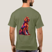 Irish Setter Dog T-shirt (Achterkant)