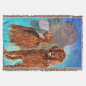 Irish Setter Dogs collage Deken (Voorkant)