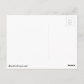 Irish Setter Driving a Car with a tree on top. Briefkaart (Achterkant)