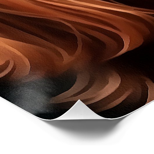 Irish Setter Fine Art Pet Portret Perfect Poster (Hoek)