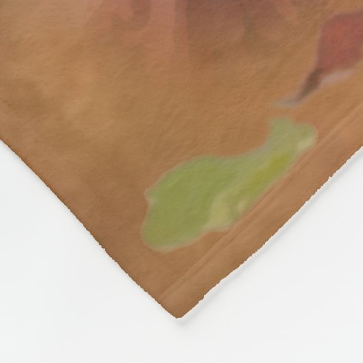 Irish Setter Fleece Deken (Hoek)