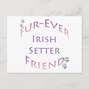 Irish Setter Furever Briefkaart