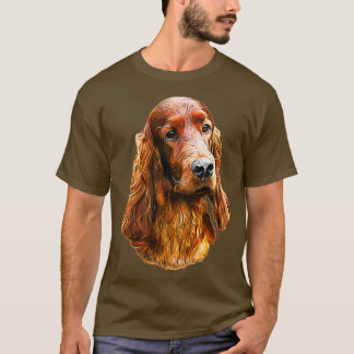 Irish Setter Glamoureuze Dog T-shirt