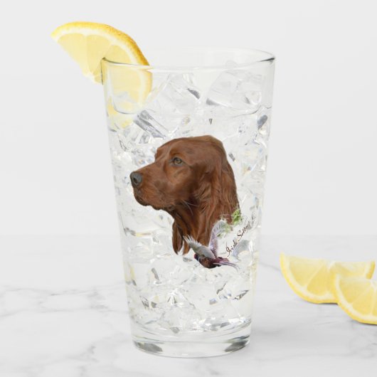 Irish Setter Glas (Voorkant ijs)