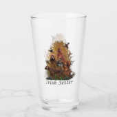 Irish Setter Glas (Achterkant)