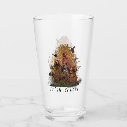 Irish Setter Glas (Achterkant)