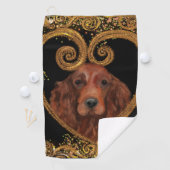 IRISH SETTER GOLFHANDDOEK (Insitu)