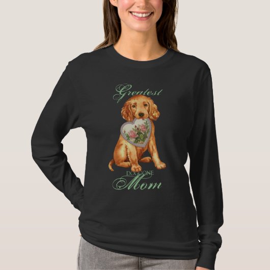 Irish Setter Heart mama T-shirt (Voorkant)