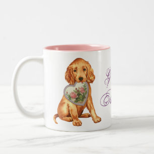 Irish Setter Heart mama Tweekleurige Koffiemok