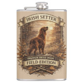 Irish Setter Heupfles (Voorkant)